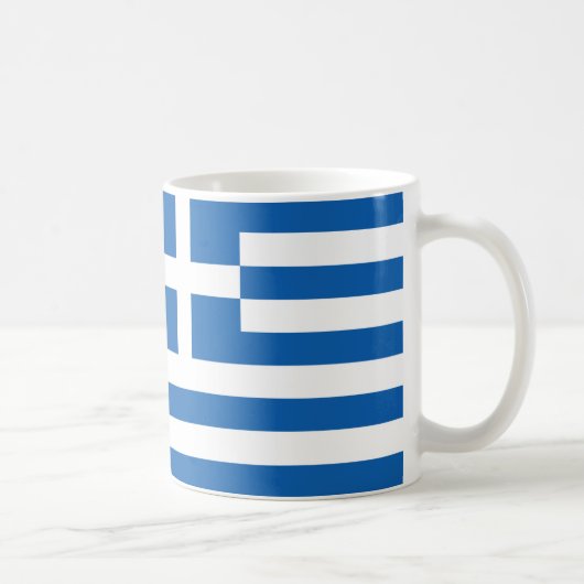 Mug Grèce Drapeau en céramique Musique (Droite)