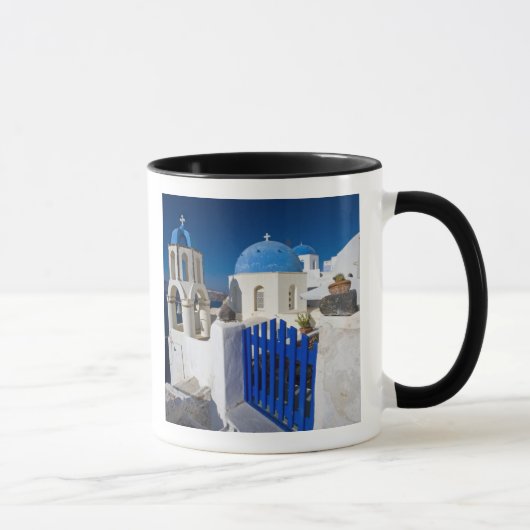 Mug Grèce et île grecque de Santorin ville d'Oia 3 (Droite)