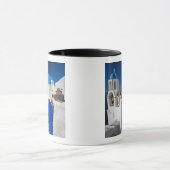Mug Grèce et île grecque de Santorin ville d'Oia 3 (Centre)