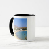 Mug Grèce, île de Paros, Krios Beach vue d'en haut (Devant gauche)