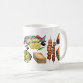 Mug Grèce Méditerranéen Imprimer Cuisine grecque (Devant droit)