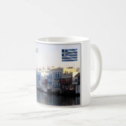 Mug Grèce - Mykonos - Chora - (Devant droit)