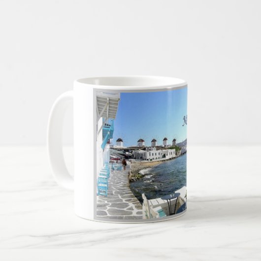 Mug Grèce - Mykonos - Petite Venise - (Devant gauche)