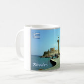 Mug Grèce - Rhodes - (Devant gauche)