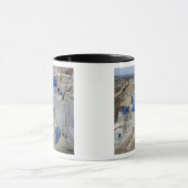 Mug Grèce, Santorin. Clocher et dômes bleus de 3 (Centre)