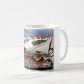 Mug Grèce - Santorin - Thera - Thira - Vin - (Devant droit)