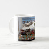 Mug Grèce - Santorin - Thera - Thira - Vin - (Devant gauche)