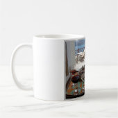 Mug Grèce - Santorin - Thera - Thira - Vin - (Gauche)