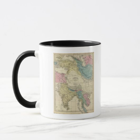 Mug Grèce, Turquie, Perse, Inde (Gauche)