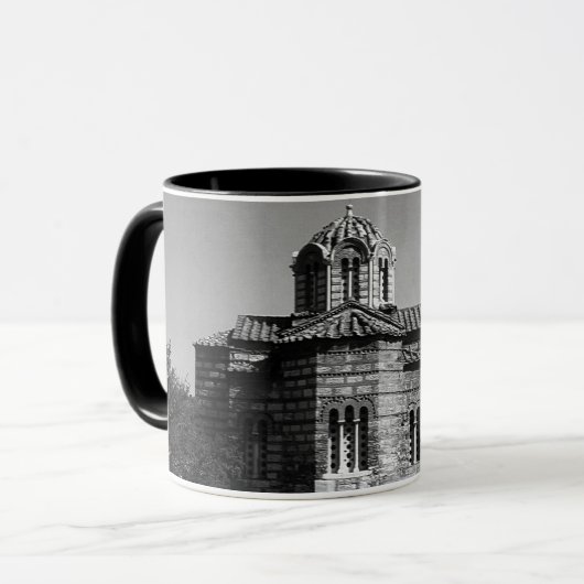 Mug Grèce vintage Eglise des Apôtres d'Athènes (Devant gauche)