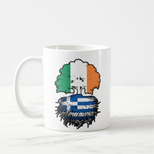 Mug Greece Greek Irish Ireland Tree Roots