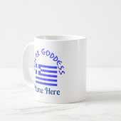 Mug Greek Goddess and Flag of Greece (Devant gauche)
