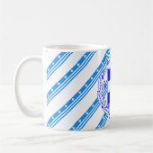 Mug Greek stripes flag (Gauche)
