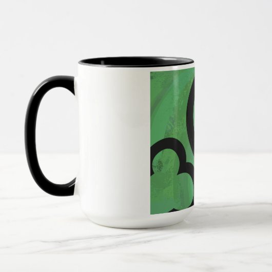Mug Green 30 Décennie Anniversaire (Gauche)
