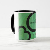 Mug Green 30 Décennie Anniversaire (Devant gauche)