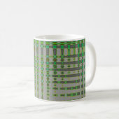 Mug Green Abstract Art 1003 (Devant droit)