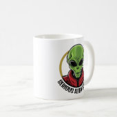 Mug Green Alien (Devant droit)