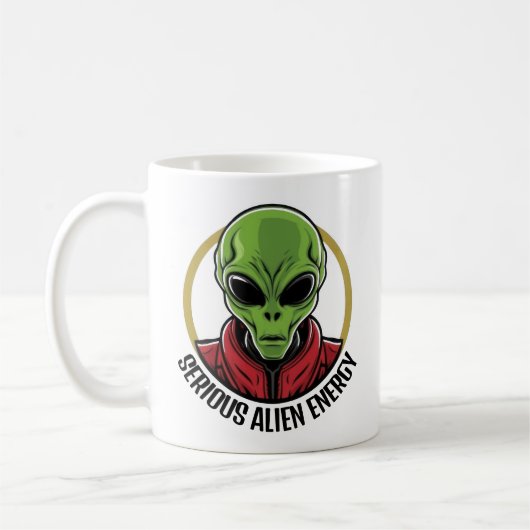 Mug Green Alien (Gauche)