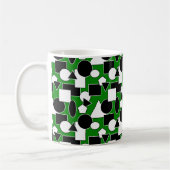 Mug Green Bauhaus Collage (Gauche)