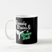 Mug Green Belt Taekwondo Martial Arts Funny Judo Citat (Gauche)