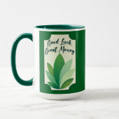Mug Green Botanical St Patrick’s Day Shirt – caneca (Gauche)