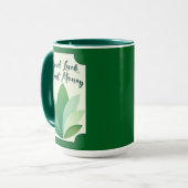 Mug Green Botanical St Patrick’s Day Shirt – caneca (Devant gauche)