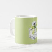 Mug Green Citrus Lime Fruit Perfume Bottle Bow (Devant gauche)