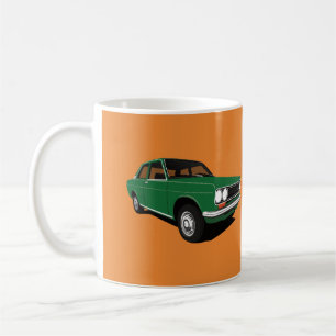 Mug Green Datsun Bluebird 1600 (510), deux images