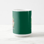 Mug Green Funy Joyeux dessin de chili de Noël (Centre)