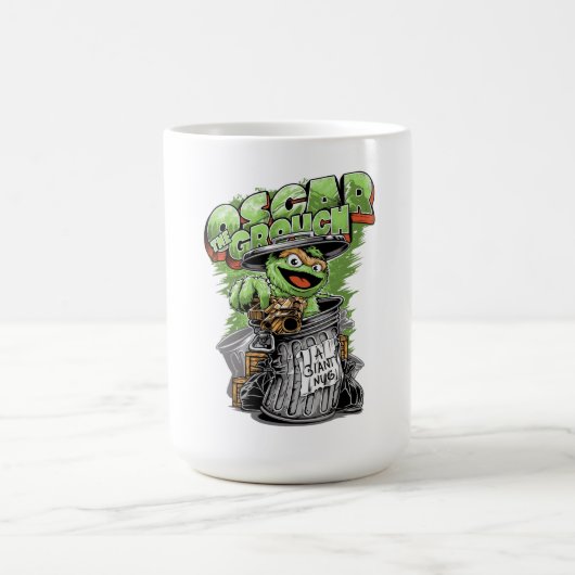 Mug Green Garbage Monster  (Centre)