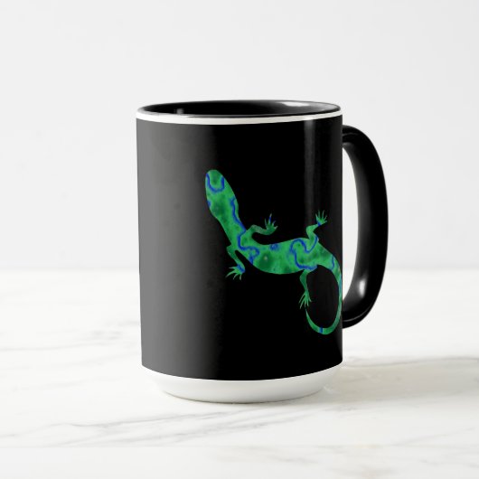 Mug Green Gecko (Devant droit)