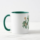 Mug Green Gold Glitter Shamrock St. Patrick's Day (Gauche)