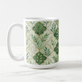 MUG GREEN & GOLD IRISH BRANCHES & VINES (Gauche)