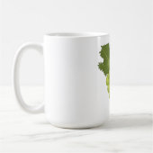 Mug Green Grapes Vine Leaves Fresh Fruit (Gauche)