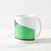 Mug Green Grasshopper Pie Slice St. Patrick's Day Food (Devant droit)