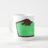 Mug Green Grasshopper Pie Slice St. Patrick's Day Food (Devant gauche)