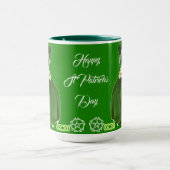 Mug Green Happy Jour de la Saint Patrick Petite fille  (Centre)