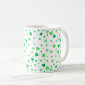 Mug Green Hearts (Devant droit)