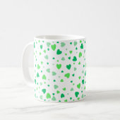 Mug Green Hearts (Devant gauche)