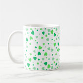 Mug Green Hearts (Gauche)