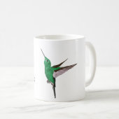 Mug Green Hummingbird Nom personnalisé (Devant droit)