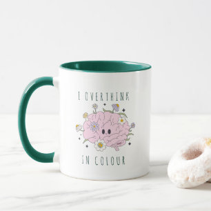 Mug Green I Overthink in Color Psychology