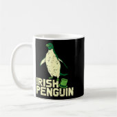 Mug Green Irish Penguin Cute St Patricks Day Animal Lo (Gauche)