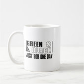 Mug Green Is The New Black Funny St. Patrick's Day Quo (Gauche)