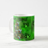 Mug Green Lawn Bowles Design de Noël, (Devant gauche)