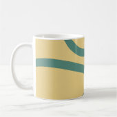 Mug – Green Lines on Yellow (Gauche)