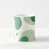 Mug Green Organic Abstract Shapes 🍃 (Centre)