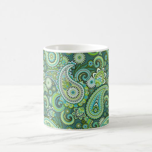 Mug Green Paisley (Centre)