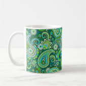 Mug Green Paisley (Gauche)