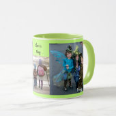 Mug Green Personnaliser 3 MODÈLES PHOTO Café cadeau (Devant droit)